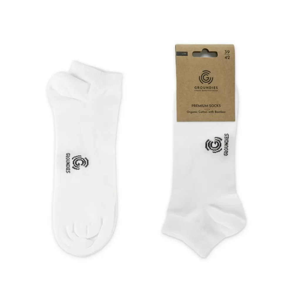 Groundies ® Premium-Socken Low Weis Hot