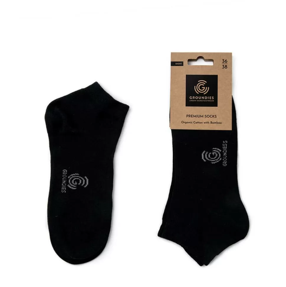 Groundies ® Premium-Socken Low Schwarz Discount